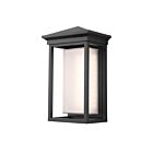Artcraft Overbrook AC9131BK Black Vintage Gold Outdoor Wall Light
