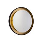 Artcraft Reflections AM304 1-Light Oil Rubbed Bronze Gold Leaf 25W Mirror