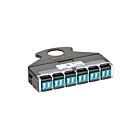 Leviton E2xLC-SAQ E2xhd Shuttered Aqua Lc Cassette