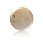 Leviton FBC1F-B Bs Cover Plate Concrete Floor Box System 1Dec Flip Lid 1Data