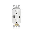 Leviton GUAC1-W 15A Receptacle