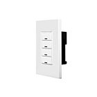 Leviton DRKDN-C4W Keypad, 4 Button, GreenMAX® DRC Wired, LumaCAN