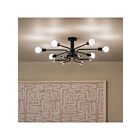 Kichler 52602BK 6-Lights Black 60W Ceiling Light