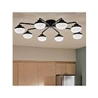 Kichler 52608BK 8-Lights Black 32W Ceiling Light