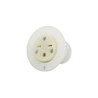 Leviton 15679-C White Flanged Outlet-Nm6-15R
