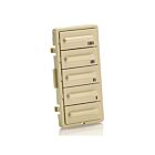 Leviton LTBKT-I 5-Button Timer Color Change Kit Ivory