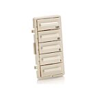 Leviton LTBKT-T 5-Button Timer Color Change Kit Light-Almond