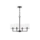 Savoy House Meridian M10076ORB 4-Lights 240W Oil Rubbed Bronze Chandelier