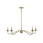 Savoy House Meridian M10085NB 5-Lights 300W Natural Brass Chandelier