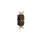 Leviton M5262 15A 125V Brown Industrial Receptacle