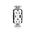 Leviton M56AC-W 15A Lev-Lok Usb Tamper-Resistant Outlet Type A-C