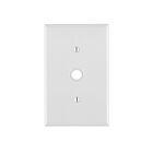 Leviton PJ11-W Wallplate 1 Gang White Pb1/25/100