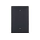 Leviton PJ13-E Wallplate 1 Gang Black Pb1/25/100