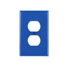 Leviton PJ8-BU Wallplate 1 Gang Blue Pb1/25/100