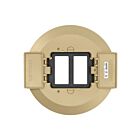 Leviton PTC2F-B 2-Gang Decora Flip Lid Floor Cover