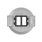 Leviton PTC2F-GY 2-Gang Decora Flip Lid Floor Cover