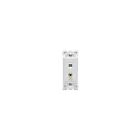 Leviton RE640-2WW RENU® QUICKPORT™ 2-Port Insert with Phone/TV Connectors Switch