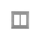 Leviton REWM2-STS 2G Stainless Steel Wallplate