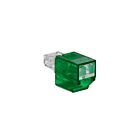 Leviton Srjpb-G Port Blocker Srj Green