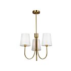Artcraft Rhythm SC13333BG 3-Lights Brushed Gold 180W Chandelier