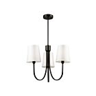 Artcraft Rhythm SC13333BK 3-Lights Black 180W Chandelier