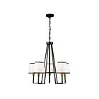 Artcraft Coco SC13345BK 5-Lights Gold, Black 300W Chandelier