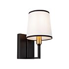 Artcraft Coco SC13347BK FINISH: Gold, Black 60W Wall LIght