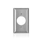 Leviton SL721 Stainless Steel C-Series 430 1G Standard 1.6" Open Wallplate