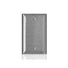 Leviton SSJ13-C40 Stainless Steel 1 Gang Midsize Blank