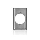 Leviton SS723-40 Stainless Steel C-Series 302/304 1-Gg Standard 2.15" Opening Wallplate
