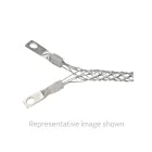 Leviton L8003-100 Strain Relief Grip Connector .52.73 Single Weave Closed