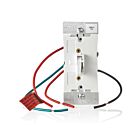 Leviton TSF01-10W Toggle Sl Fan White