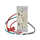 Leviton TSM10-1LT Toggle Slide Dimmer 1000W Light-Almond
