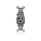 Leviton W5361-GY Weather Resistant Single Receptacle