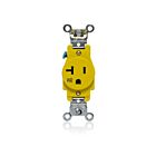 Leviton W5361-Y Weather Resistant Single Receptacle