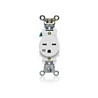 Leviton W5661-W 15A-250V Weather Resistant Single Outlet Back/Side Wire