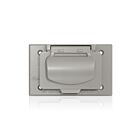 Leviton WM1HF-GY Horizontal Fs Weather-Proof Cover