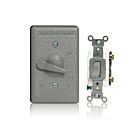 Leviton WM1SC-2GY Wp1 Gray Bx1/00/10