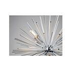 Artcraft Sunburst AC11443CH 8-Lights Chrome 60W Chandelier