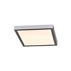 Access Lighting Ulko 20075LEDD-SILV-ACR Silver 15W Outdoor LED Flush Mount
