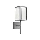 Access Lighting Reveal 20081LED-SG-SDG Satin Gray 13W Dual Voltage Outdoor LED Wall Mount