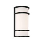 Access Lighting Cove 20105LEDMG-BL-ACR Black 15W Outdoor LED Wall Mount