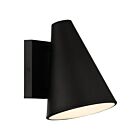 Access Lighting Solano 20143LEDDMG-BL Black 8W Outdoor LED Wall Mount