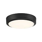 Access Lighting Rockaway 20250LEDMG-MBL-FST Matte Black 20W Outdoor LED Flush Mount