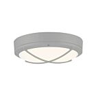 Access Lighting Meridian 20255LEDMG-SAT-FST Satin 20W Outdoor LED Flush Mount