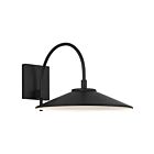 Access Lighting 20312LEDDMG-BL Camas 12W Black LED Outdoor Wall Mount