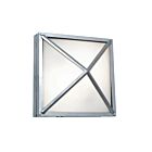 Access Lighting Oden 20330LEDDMGLP-SAT-FST Satin 10W Outdoor LED Wall Mount