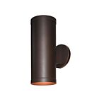 Access Lighting Poseidon 20364LEDDLP-BRZ-CLR Bronze 10W Bi-Directional Outdoor Wall Mount