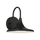 Access Lighting 20380LEDDMG-BL Pella 12W Black LED Outdoor Wall Mount