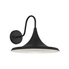 Access Lighting 20382LEDDMG-BL Pella 12W Black LED Outdoor Wall Mount